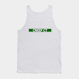 Creep Ct Street Sign Tank Top